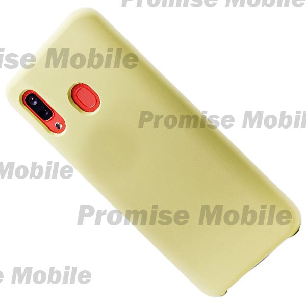 Чехол для Samsung SM-A205F (Galaxy A20) силиконовый Soft Touch <зеленый> (премиум) ― Розничный PromiseMobile
