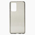 Чехол для Samsung SM-A528B (Galaxy A52s 5G) силиконовый с блестками <серо-прозрачный>