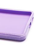 Чехол для Samsung SM-A536E (Galaxy A53 5G) силиконовый с блестками №3 <светло-фиолетовый>