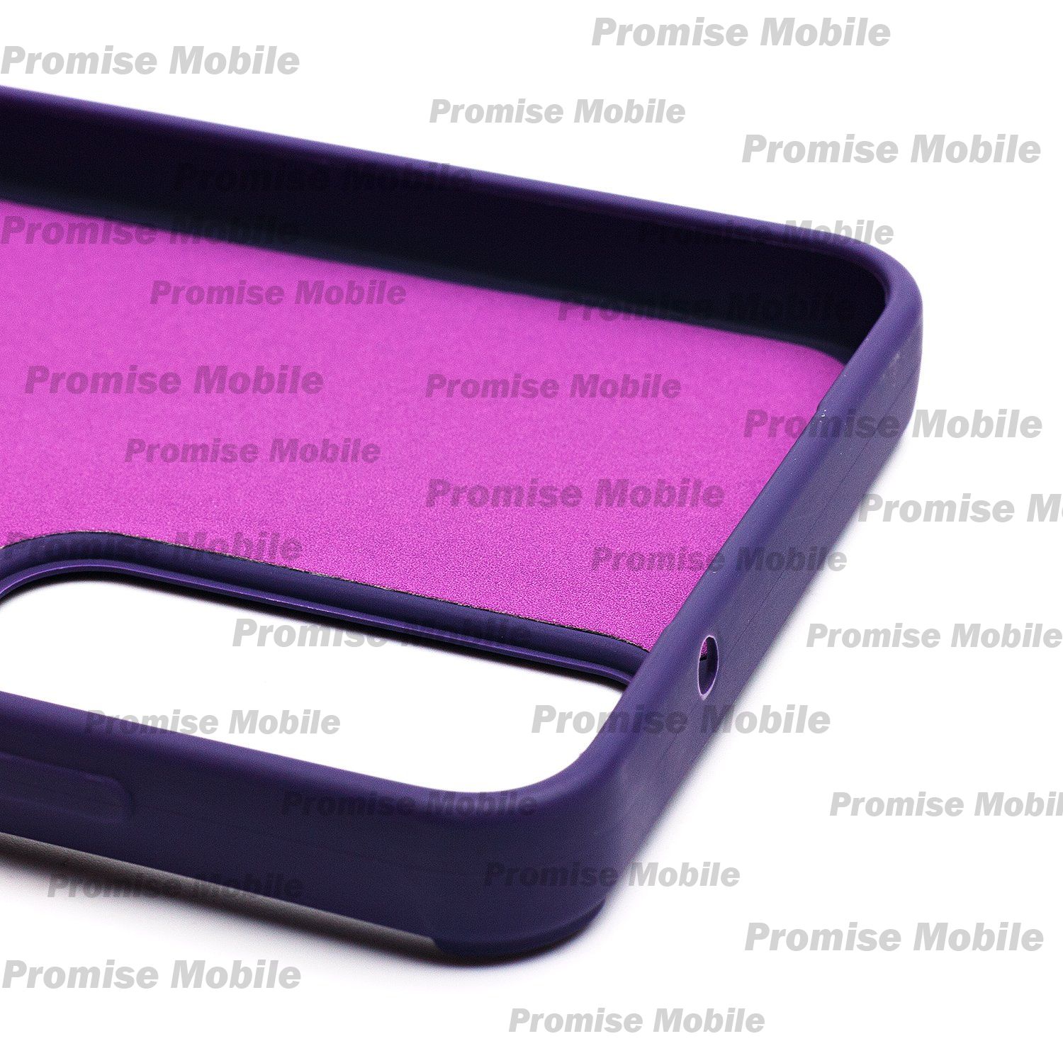Чехол для Samsung SM-G990B (Galaxy S21 FE) силиконовый (рис. 335/кот) <фиолетовый> ― Розничный PromiseMobile