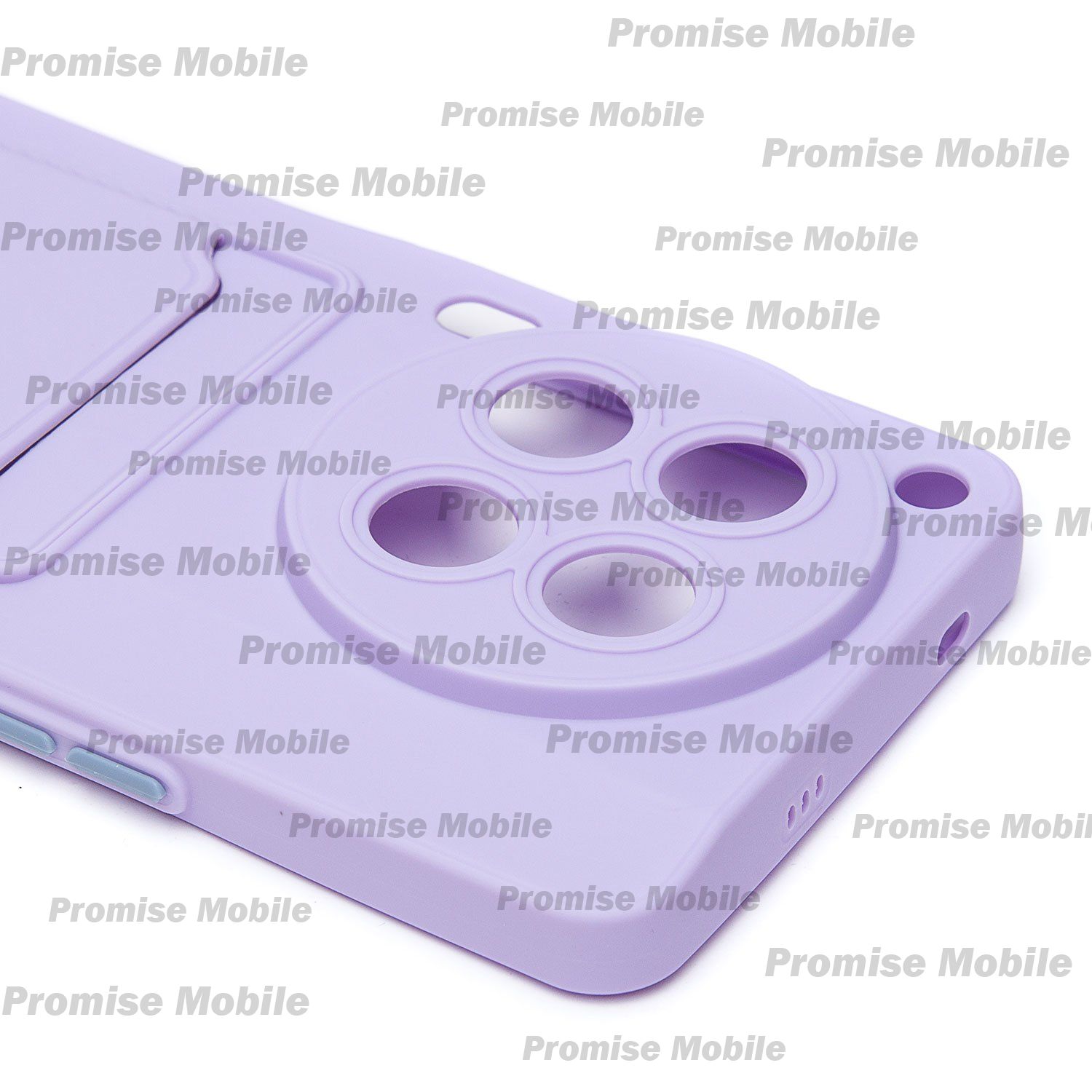 Чехол для Tecno Camon 30 Premier 5G (CL9) силиконовый с картхолдером №9 <светло-фиолетовый> ― Розничный PromiseMobile