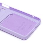 Чехол для Tecno Camon 30 Premier 5G (CL9) силиконовый с картхолдером №9 <светло-фиолетовый>