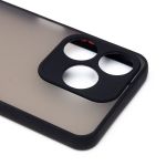 Чехол для Tecno Spark 10 (KI5q) пластиковый с окантовкой <черный>
