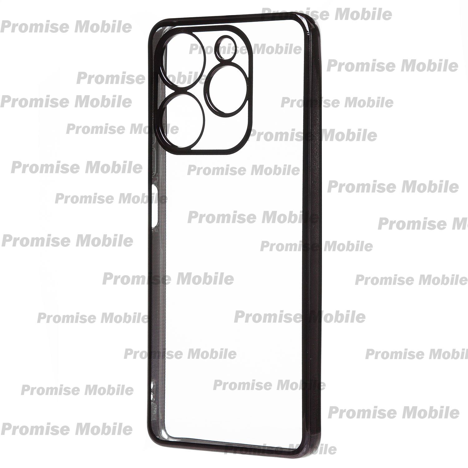 Чехол для Tecno Spark 10 Pro (KI7) силиконовый ультратонкий Pilot <черный> ― Розничный PromiseMobile