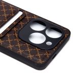 Чехол для Tecno Spark 20 (KJ5) силиконовый с картхолдером №8 <коричневый>