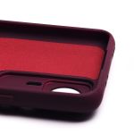 Чехол для Xiaomi 22081212UG силиконовый Soft Touch 4 <бордовый>