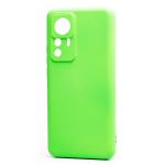Чехол для Xiaomi 22081212UG силиконовый Soft Touch 4 <зеленый>