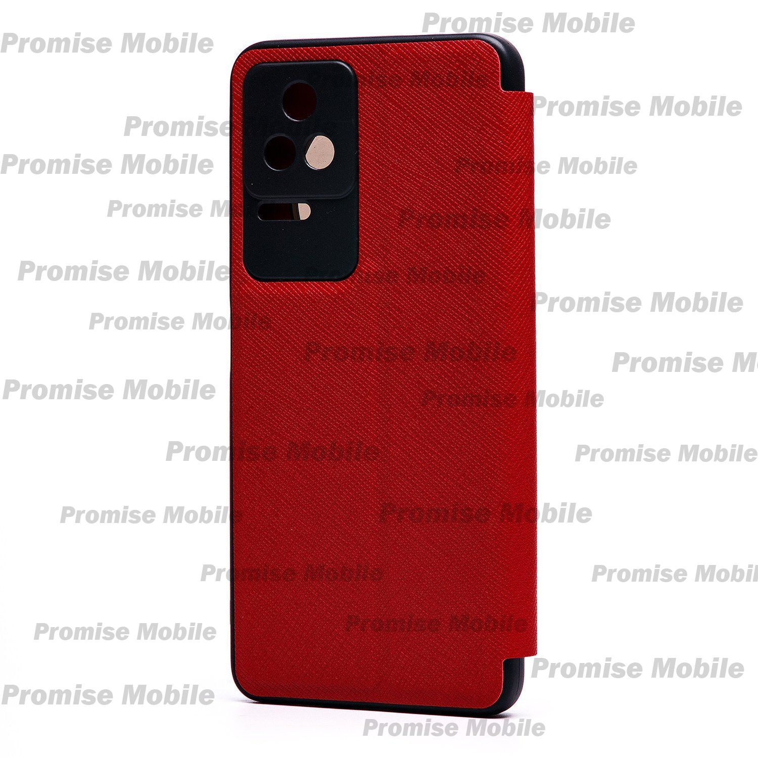Чехол для Xiaomi 22021211RG флип боковой кожзам №4 <красный> ― Розничный PromiseMobile