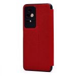 Чехол для Xiaomi 22021211RG флип боковой кожзам №4 <красный>