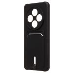 Чехол для Xiaomi 2409BRN2CY силиконовый с картхолдером №4 <черный>