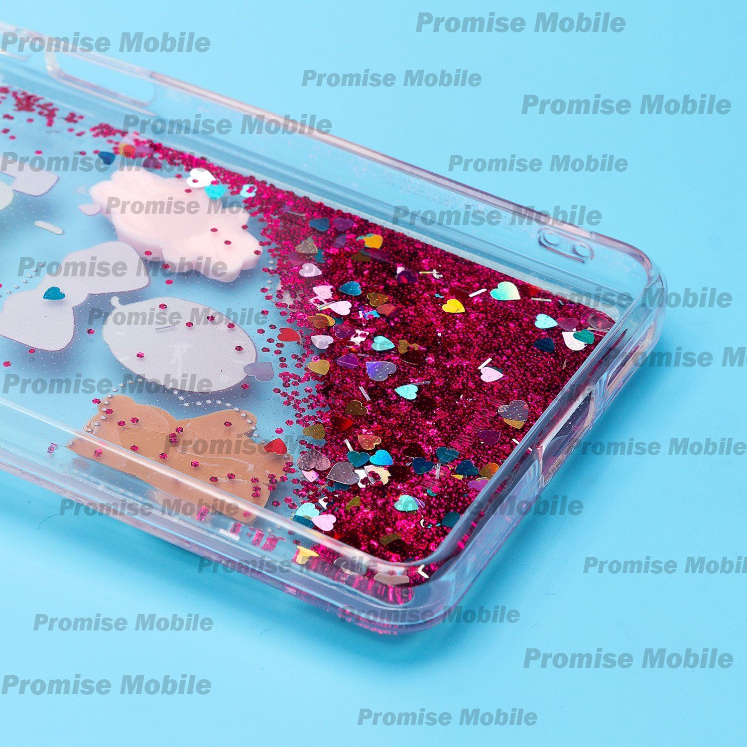 Чехол для Xiaomi 2201116TG силиконовый 3D игрушки <бордовый> ― Розничный PromiseMobile