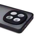 Чехол для Xiaomi Redmi Note 14 Pro+ пластиковый с окантовкой <черный>