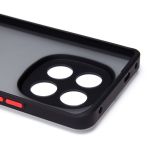 Чехол для Xiaomi Redmi Note 14 Pro+ пластиковый с окантовкой <черный>