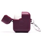 Чехол для кейса наушников Apple AirPods 2 пластиковый AP013 <фиолетовый>