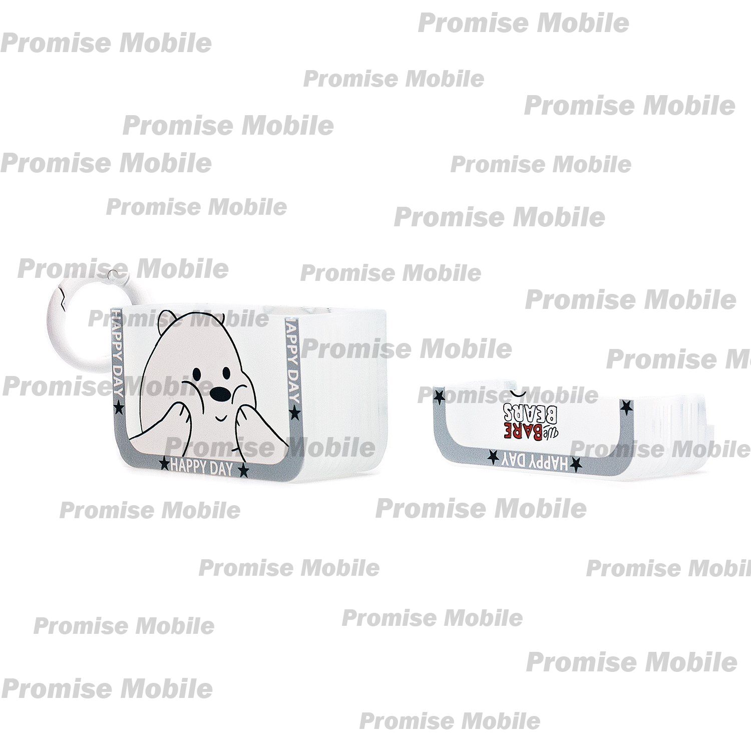 Чехол для кейса наушников Apple AirPods 3 силиконовый игрушка (001) <прозрачный> ― Розничный PromiseMobile