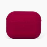 Чехол для кейса наушников Apple AirPods Pro силиконовый Soft Touch <бордовый>