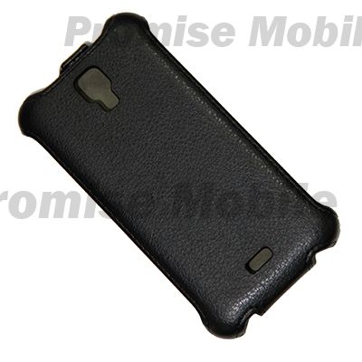 Чехол для Explay Flame флип кожзам №1 <черный> ― Розничный PromiseMobile