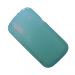 Чехол для HTC Amaze 4G силиконовый матовый <голубой>