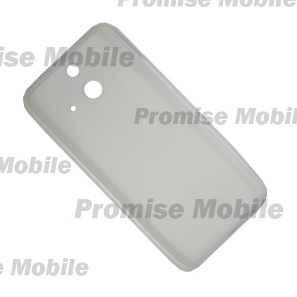 Чехол для HTC One E8 Dual Sim силиконовый матовый <белый> ― Розничный PromiseMobile