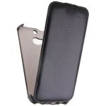 Чехол для HTC One M8s флип кожзам №1 <черный>
