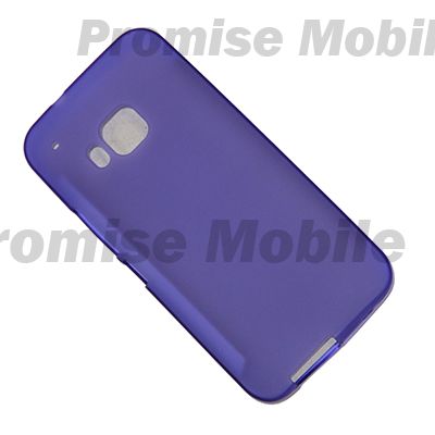 Чехол для HTC One M9 силиконовый матовый <пурпурный> ― Розничный PromiseMobile