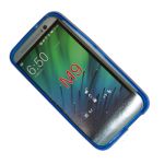 Чехол для HTC One M9 силиконовый матовый <синий>