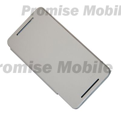 Чехол для HTC One Max (803s) флип боковой кожзам с подставкой Nillkin Stylish <белый> ― Розничный PromiseMobile
