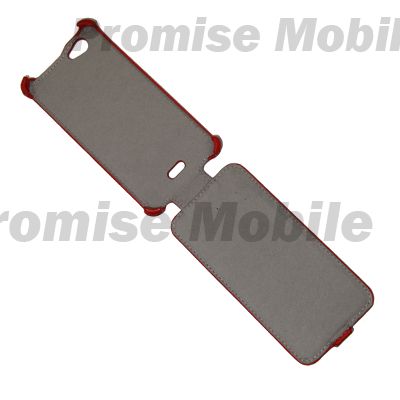 Чехол для Micromax A290 флип кожзам №1 <красный> ― Розничный PromiseMobile