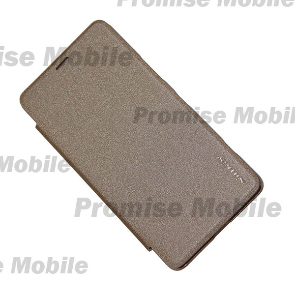 Чехол для Microsoft 950 Dual Sim флип боковой пластик-кожзам Nillkin Sparkle <золото> ― Розничный PromiseMobile