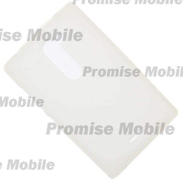 Чехол для Nokia 502 Asha Dual Sim силиконовый матовый <белый> ― Розничный PromiseMobile