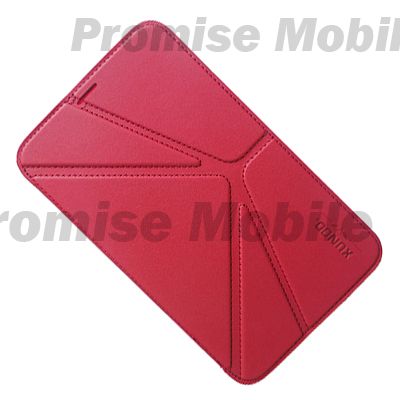 Чехол для Samsung P3200 (Galaxy Tab 3 7.0) задняя крышка + Smart Cover Xundd Origami <красный> ― Розничный PromiseMobile