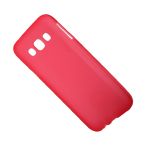 Чехол для Samsung SM-E500H (Galaxy E5) силиконовый матовый <красный>