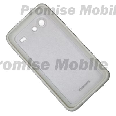Чехол для Samsung i9070 (Galaxy S Advance) задняя крышка пластиково-силиконовый Pisen <белый> ― Розничный PromiseMobile