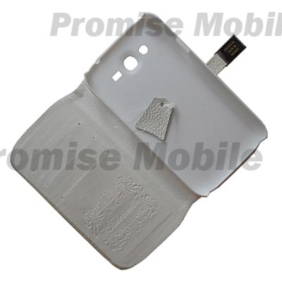 Чехол для Samsung i9080 (Galaxy Grand) флип боковой натуральная кожа Xuenair Extreme leather Series <белый> ― Розничный PromiseMobile
