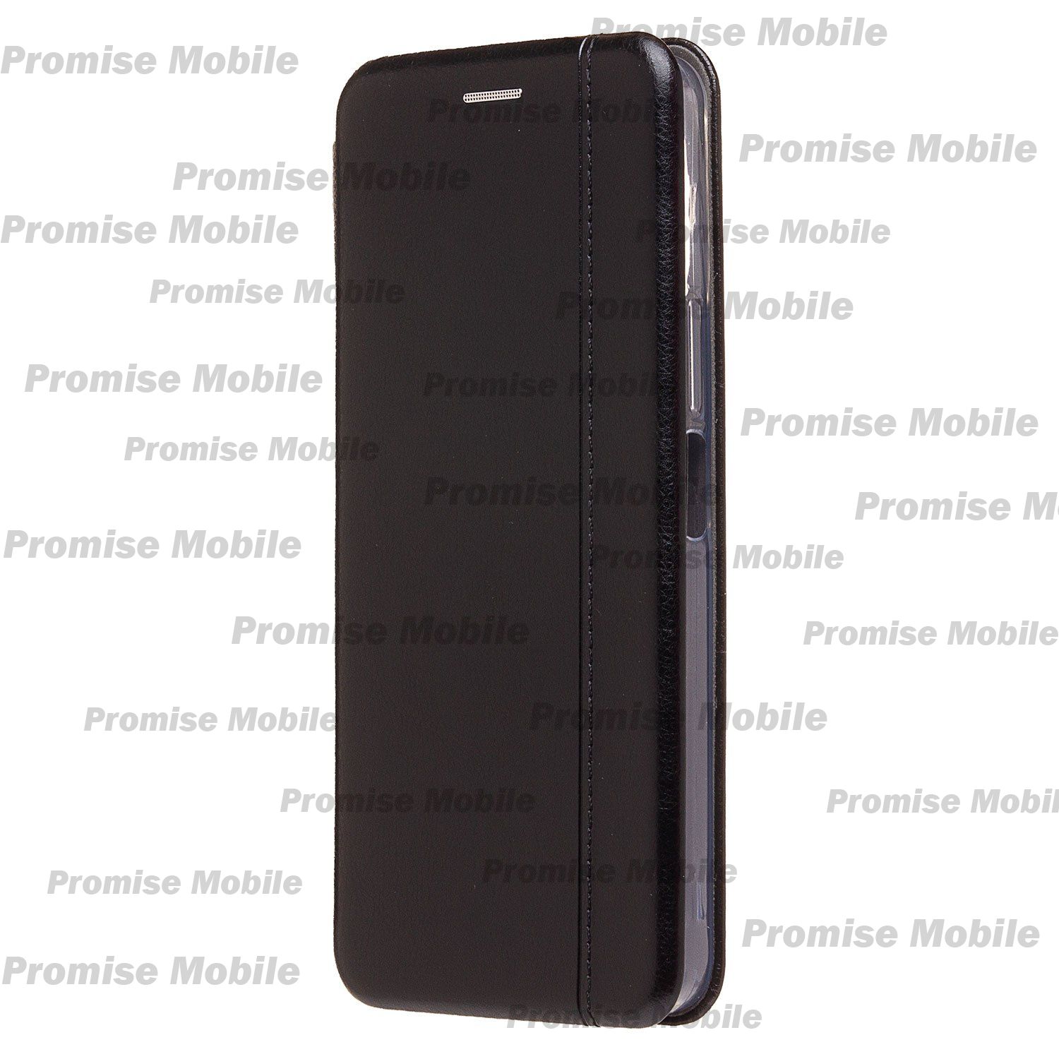 Чехол для Huawei Honor X6a флип боковой кожзам №3 <черный> ― Розничный PromiseMobile