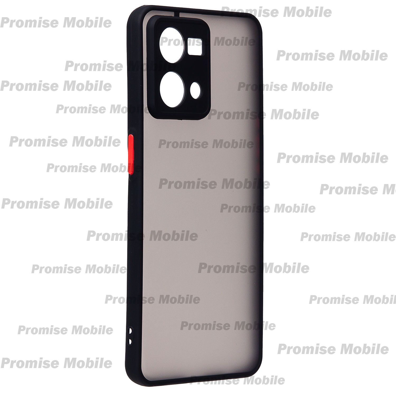Чехол для Oppo CPH2363 пластиковый с окантовкой <черный> ― Розничный PromiseMobile