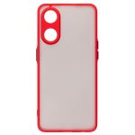 Чехол для Oppo CPH2481 пластиковый с окантовкой <красный>