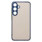 Чехол для Samsung SM-S936B (Galaxy S25 Plus) пластиковый с окантовкой <темно-синий>