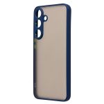 Чехол для Samsung SM-S936B (Galaxy S25 Plus) пластиковый с окантовкой <темно-синий>