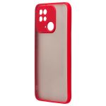 Чехол для Xiaomi 220333QNY пластиковый с окантовкой <красный>
