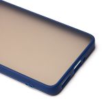 Чехол для Xiaomi Redmi Note 14 Pro 5G пластиковый с окантовкой <темно-синий>