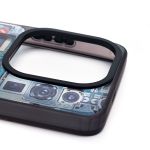 Чехол для Tecno Spark 20 (KJ5) пластиковый (рис. 088) <голубой>
