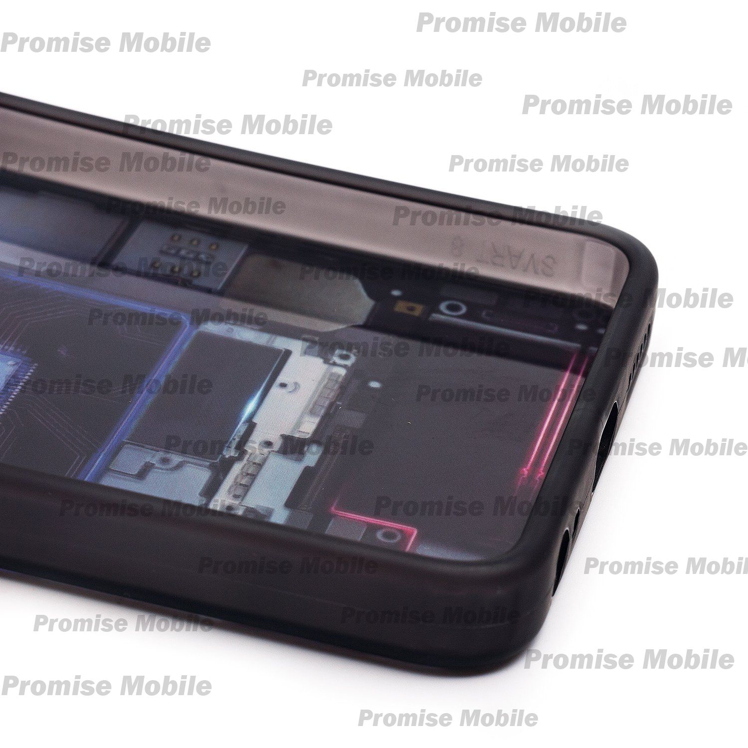 Чехол для Tecno Spark 20 (KJ5) пластиковый (рис. 088) <фиолетовый> ― Розничный PromiseMobile