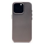 Чехол для Apple iPhone 16 Pro пластиковый рифленый <титановый>