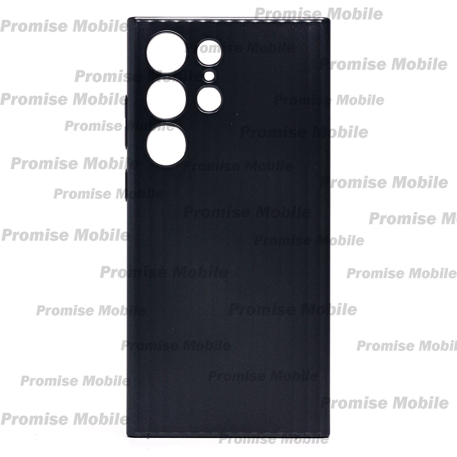 Чехол для Samsung SM-S918B (Galaxy S23 Ultra) пластиковый рифленый <черный> ― Розничный PromiseMobile