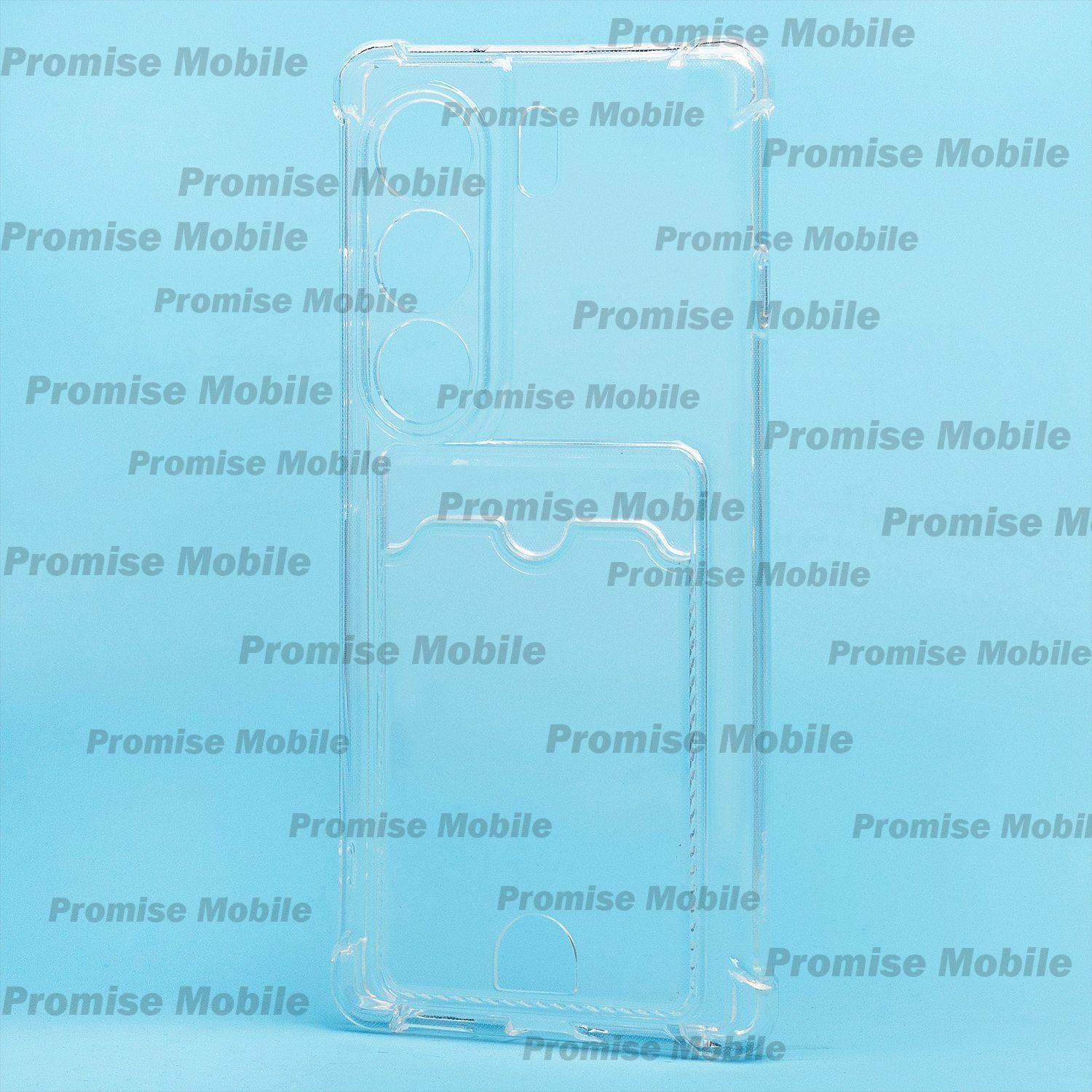 Чехол для Tecno Camon 40 (CM5) силиконовый с картхолдером №2 <прозрачный> ― Розничный PromiseMobile