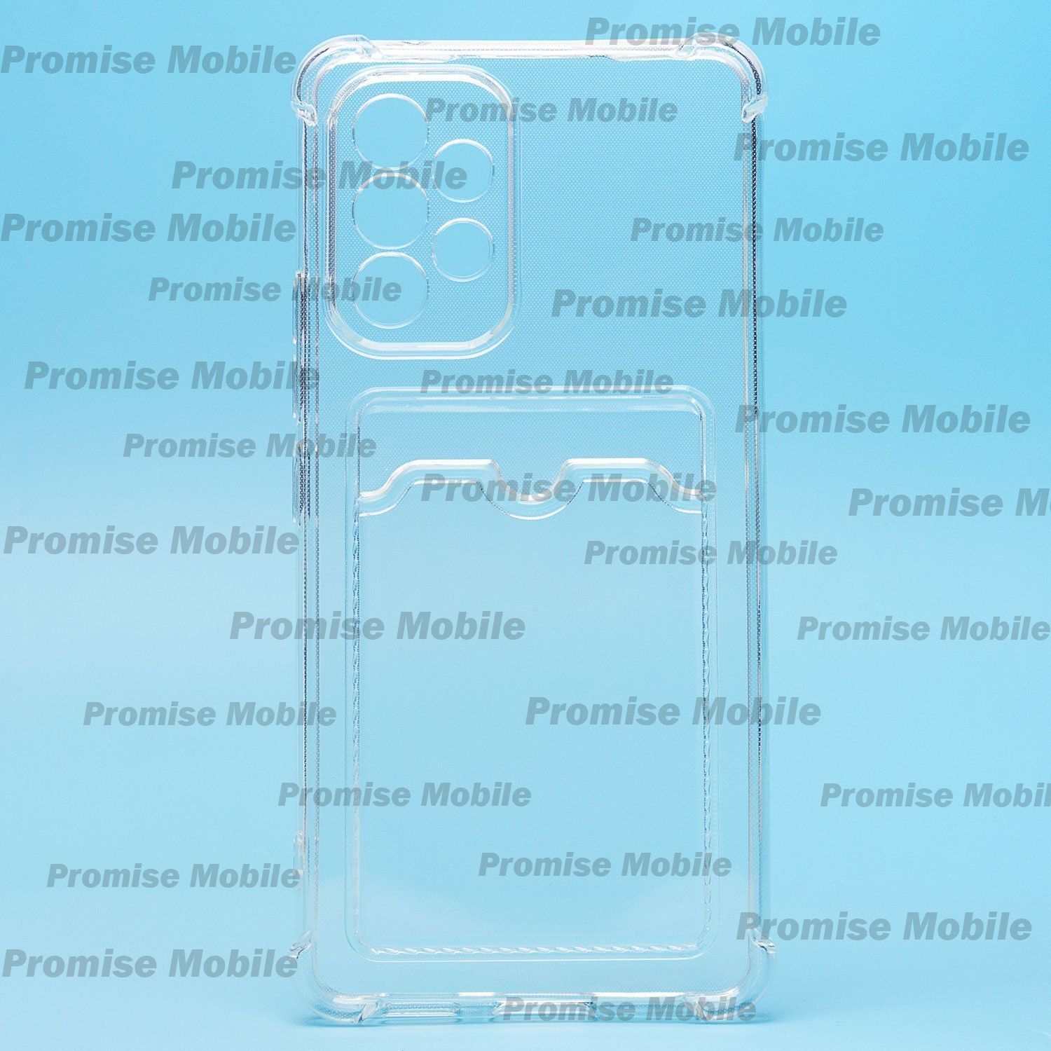 Чехол для Samsung SM-A536E (Galaxy A53 5G) силиконовый с картхолдером <прозрачный> ― Розничный PromiseMobile