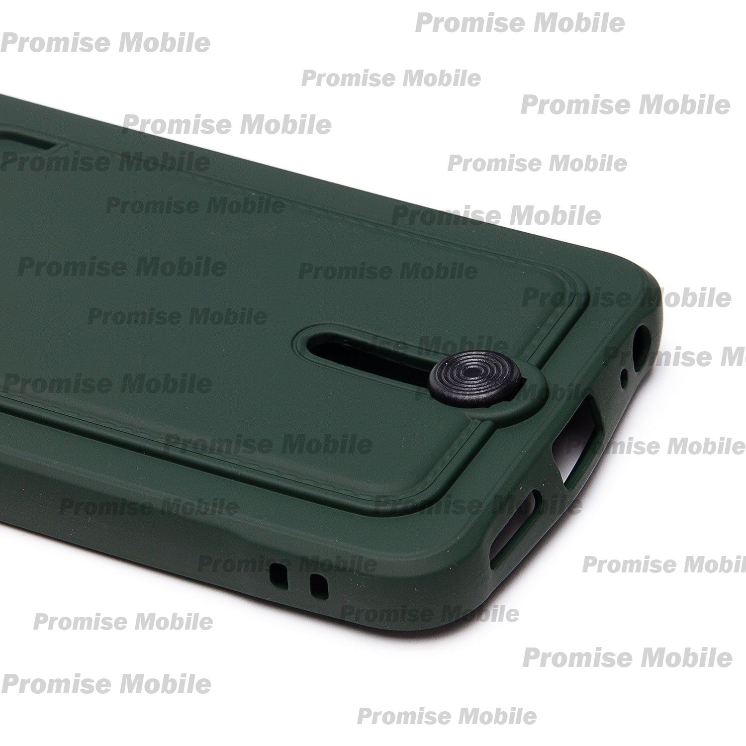 Чехол для Tecno Spark 10 (KI5q) силиконовый с картхолдером №4 <зеленый> ― Розничный PromiseMobile