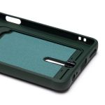 Чехол для Tecno Spark 10 Pro (KI7) силиконовый с картхолдером №4 <зеленый>