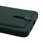Чехол для Xiaomi 23090RA98G силиконовый с картхолдером №4 <зеленый>